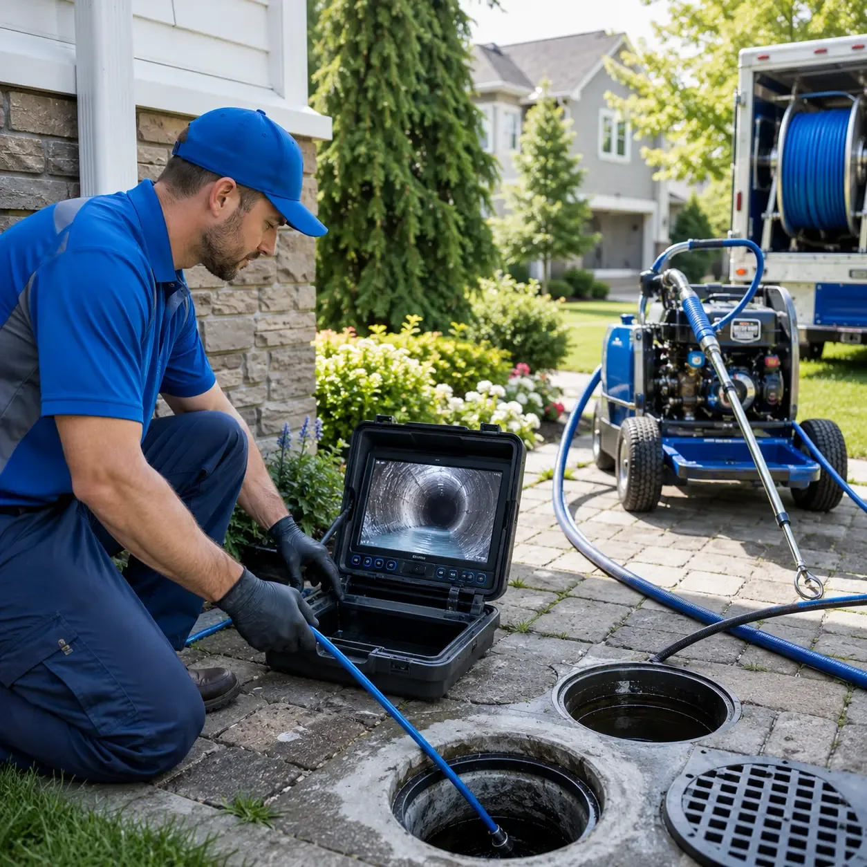 Outdoor drain cleaning professionals serving Thomasville, NC