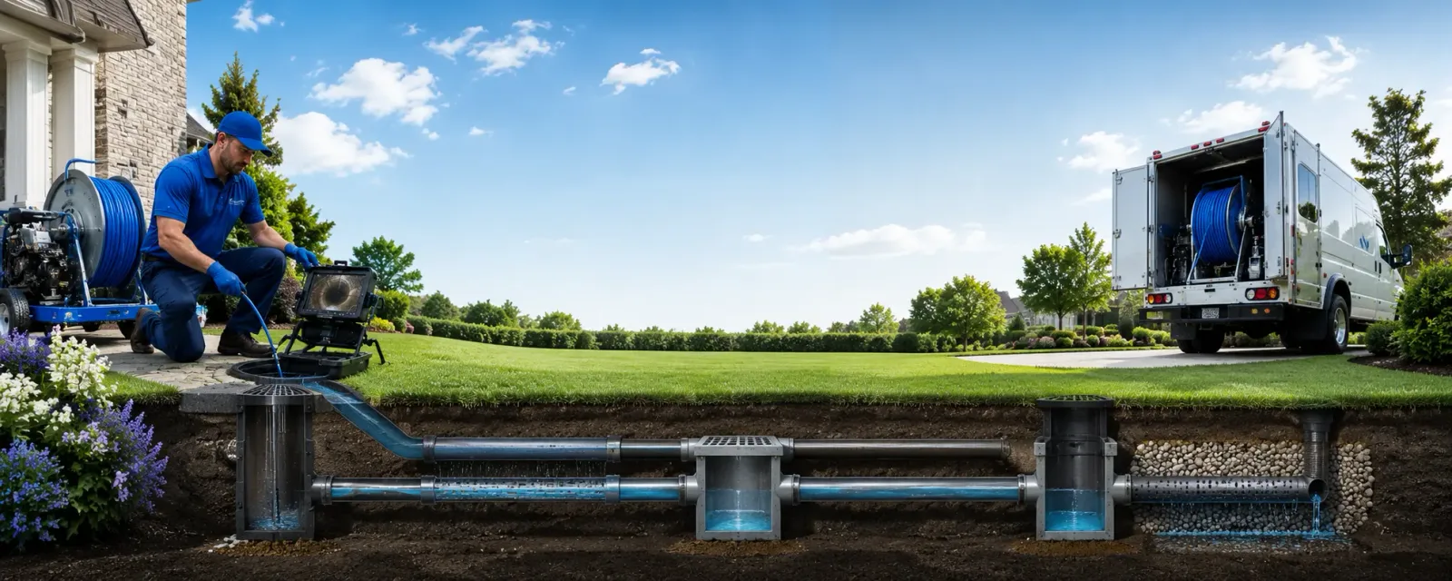 Outdoor drain cleaning information for Thomasville, NC